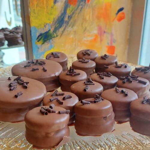 Alfajores triple chocolate
