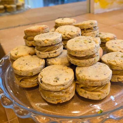 Alfajores de pistacho