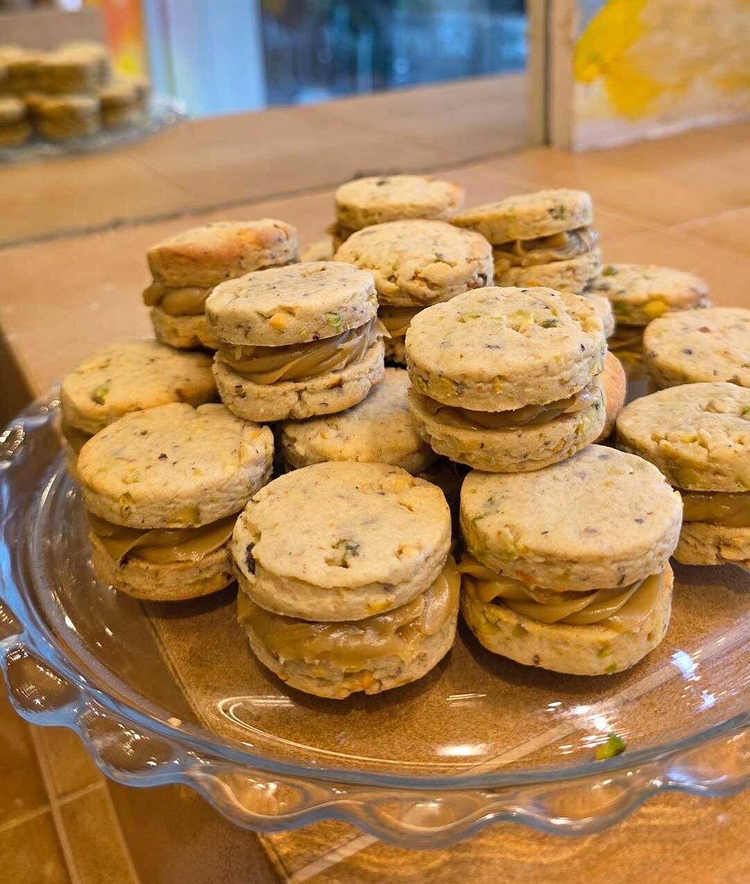 Alfajores de pistacho