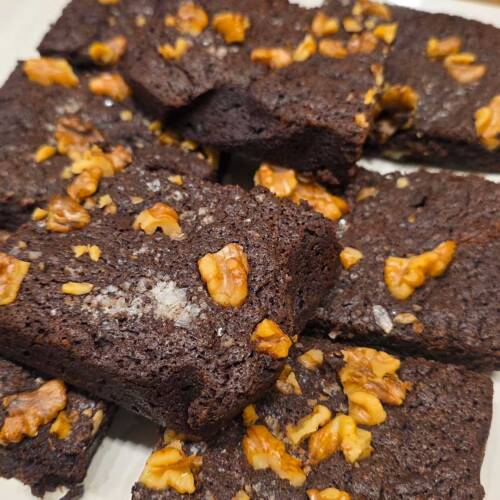 brownie nuez y sal Deleitería Bilbao