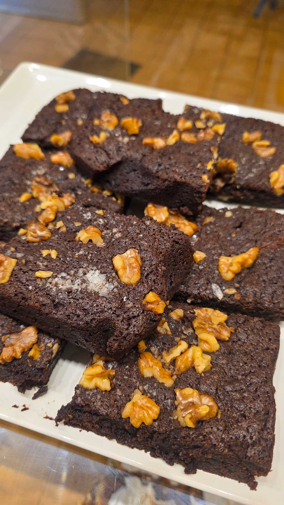 brownie nuez y sal Deleitería Bilbao