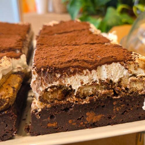 brownie tiramisu Deleitería Bilbao
