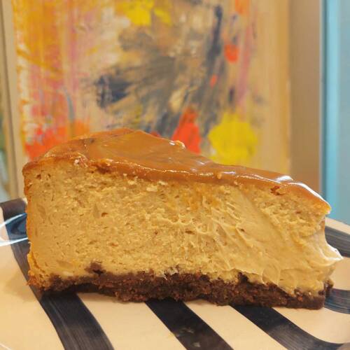 Tarta de Queso de Dulce de Leche