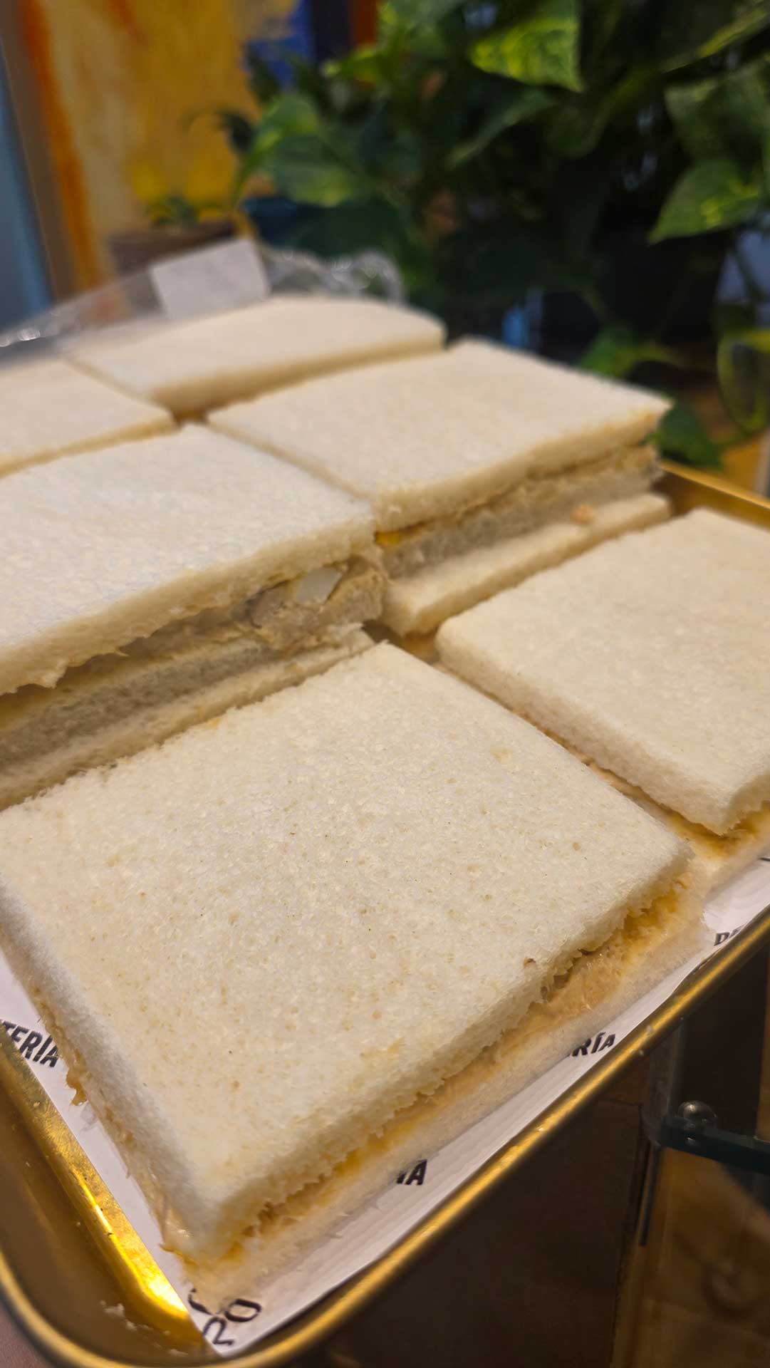 sandwich miga Deleitería Bilbao